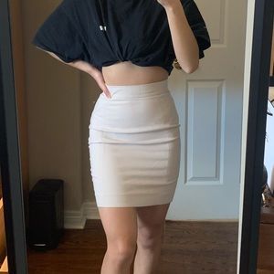 Blush pencil skirt. Perfect for work